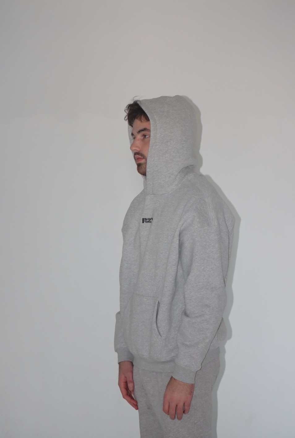 GREY RZY HOODIE