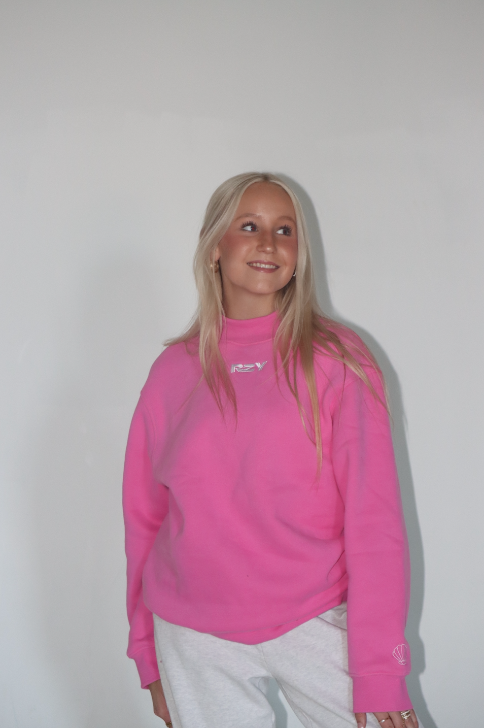 PINK RZY MOCK NECK