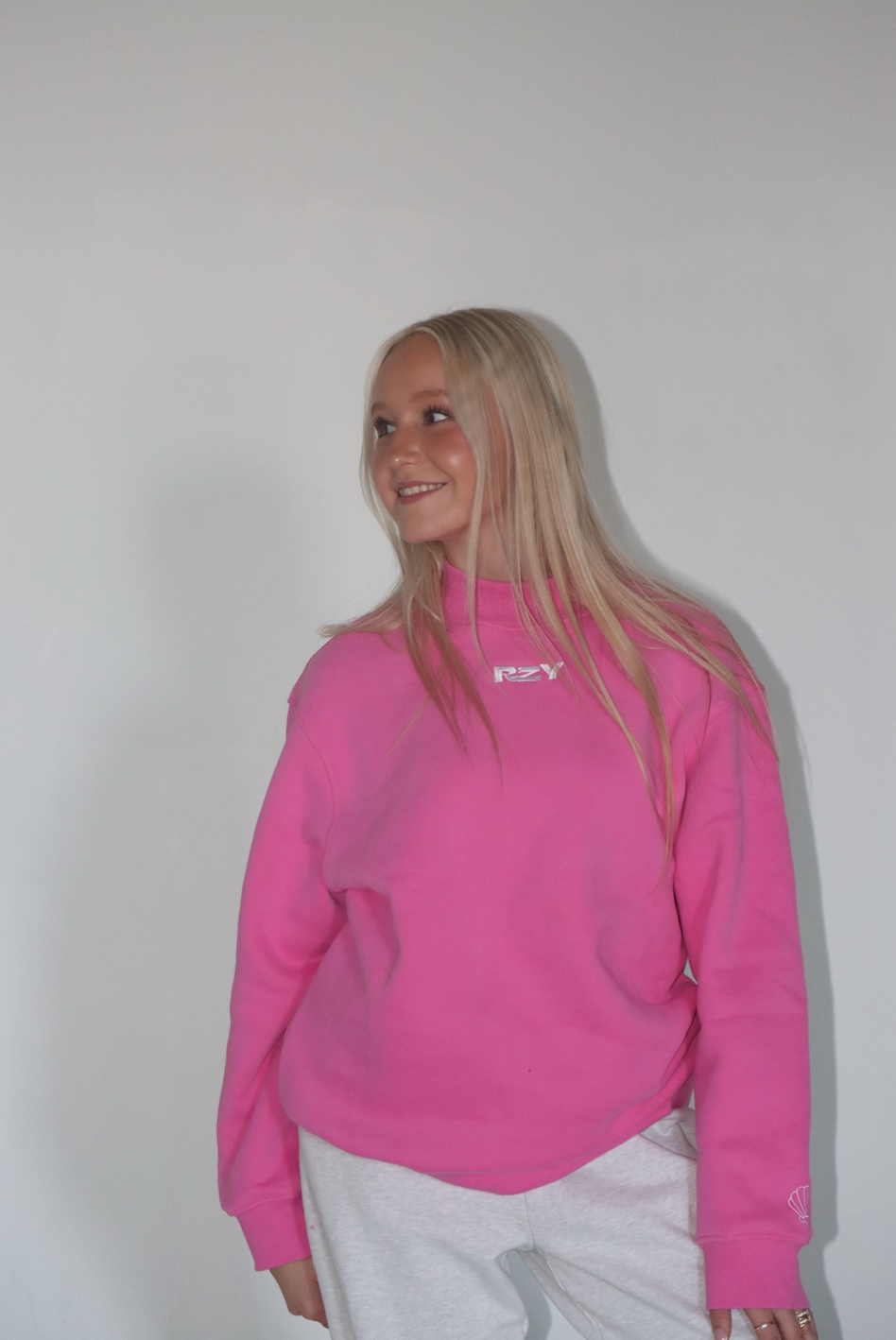 PINK RZY MOCK NECK