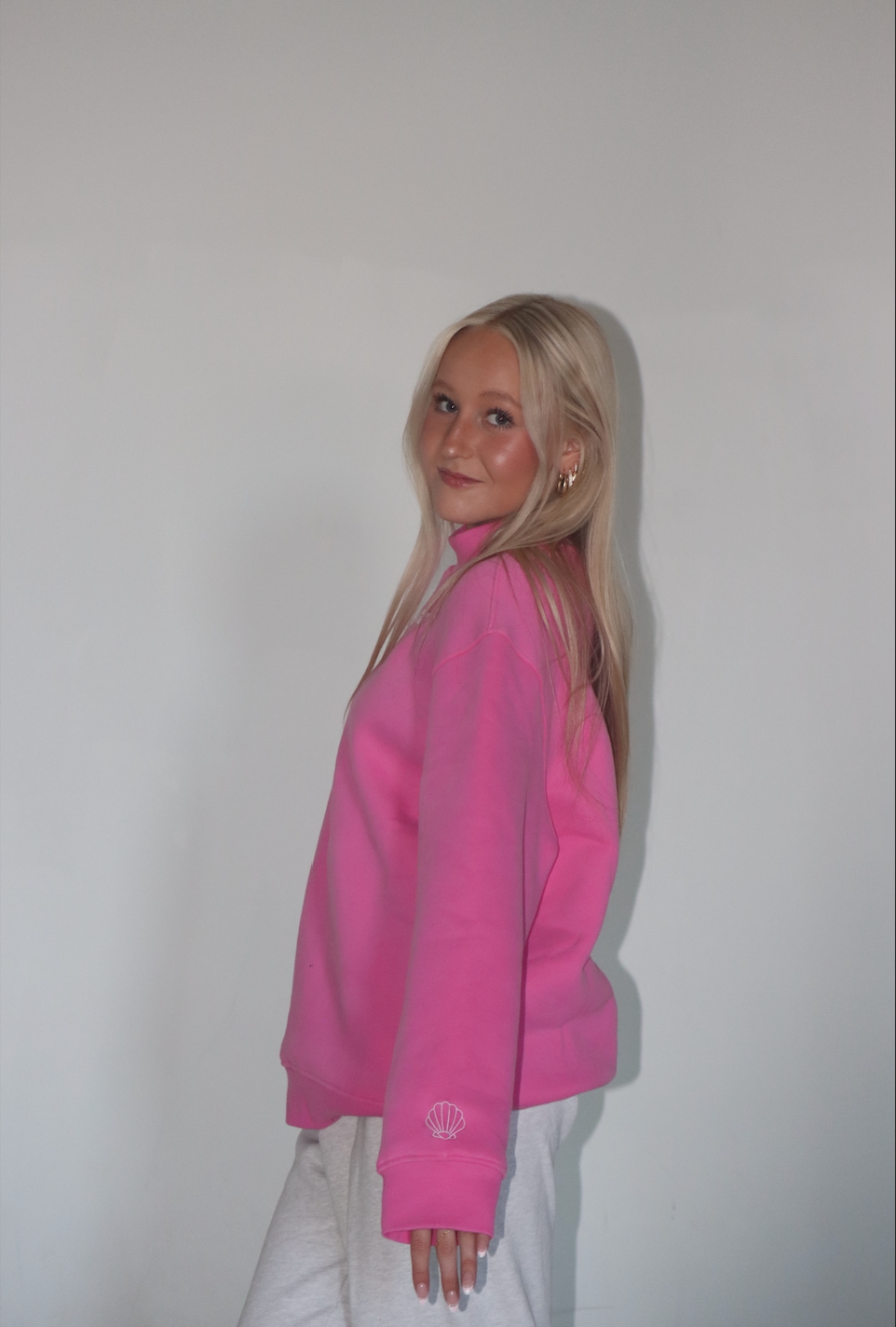 PINK RZY MOCK NECK