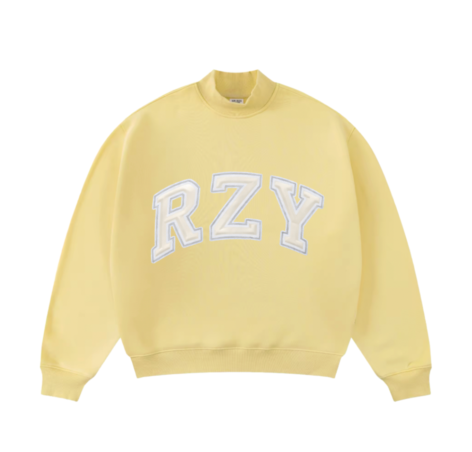 YELLOW VARSITY RZY MOCK NECK
